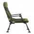 Scaun pliabil premium pentru pescuit sau camping, reglabil in 5 pozitii, picioare reglabile pe inaltime, 72x60x102 cm, 180 kg, verde inchis [23]