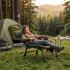 Scaun pliabil premium pentru pescuit sau camping, reglabil in 5 pozitii, picioare reglabile pe inaltime, 72x60x102 cm, 180 kg, verde inchis [9]