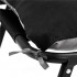 Sezlong pliabil gradina cu saltea confortabila si perna, reglabil 3 pozitii, buzunar lateral, maxim 120 kg, 175x57x71 cm, gri si negru [8]