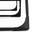 Sezlong pliabil gradina cu saltea confortabila si perna, reglabil 3 pozitii, buzunar lateral, maxim 120 kg, 175x57x71 cm, gri si negru [10]