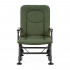 Scaun pliabil premium pentru pescuit sau camping, reglabil in 5 pozitii, picioare reglabile pe inaltime, 71x57x90 cm, 140 kg, verde inchis [21]