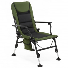 Scaun pliabil premium pentru pescuit sau camping cu suport pentru picioare, reglabil in 5 pozitii, picioare reglabile pe inaltime, 81x57x100 cm, 140 k Scaun pliabil premium pentru pescuit sau camping cu suport pentru picioare, reglabil in 5 pozitii, picioare reglabile pe inaltime, 81x57x100 cm, 140 k
