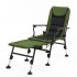 Scaun pliabil premium pentru pescuit sau camping cu suport pentru picioare, reglabil in 5 pozitii, picioare reglabile pe inaltime, 81x57x100 cm, 140 k [24]