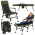 Scaun pliabil premium pentru pescuit sau camping cu suport pentru picioare, reglabil in 5 pozitii, picioare reglabile pe inaltime, 81x57x100 cm, 140 k [31]