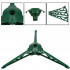 Brad artificial de Craciun Springos, pin nins, 180 cm, 341 varfuri, aspect realist, suport inclus, verde/alb [18]