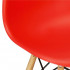 Scaun dining Scandinav pentru bucatarie, 38x42x82cm, rosu [14]