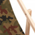 Sezlong pliabil din lemn de fag, autoasamblare, 120kg, camuflaj [12]