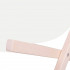 Sezlong pliabil din lemn de fag, autoasamblare, 120kg, alb [3]