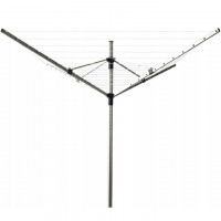 Uscator de haine rotativ 50 m fir, pentru gradina, inaltime reglabila si suport fixare