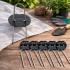 Set 6 cuie cu suport pentru fixare folie de agrotextil sau geotextil, 25 cm [3]