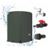 Rezervor apa pluviala 250 L, pliabil 60x88 cm, cu robinet si filtru, PVC rezistent UV, verde [2]
