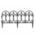 Set 4 panouri de gard decorativ gradina, PVC, set 4 x 60x33 cm, alb [2]