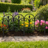 Set 4 panouri de gard decorativ gradina, PVC, set 4 x 60x33 cm, alb [3]
