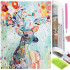 Set de broderie cu diamante 5D, 30x40cm, model Cerb [20]