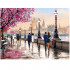 Set de broderie cu diamante 5D, 30x40cm, model Alee pietonala langa rau [2]