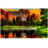Set de broderie cu diamante 5D, 30x40cm, model Lac de munte [3]