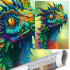 Set de broderie cu diamante 5D, 30x40cm, model Cap de dragon [20]