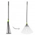 Grebla gradina pentru frunze, latime reglabila 20-59 cm, maner telescopic 120-160 cm, negru [4]