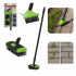 Perie telescopica 3 in 1 pentru buruieni si pavaj, cu peri din alama si maner metalic 140 cm, 3 piese [3]