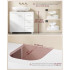 VASAGLE Dulap pentru baie suport lavoar, cu 3 sertare si raft reglabil, MDF, 70x30x64 cm, alb [6]