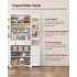 VASAGLE Dulap inalt de bucatarie pentru organizarea alimentelor, veselei si condimentelor, cu 2 dulapuri, sertar spatios, 4 rafturi interioare reglabi [3]