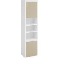 VASAGLE Dulap baie cu montare pe podea sau perete, 7 compartimente, 30x40x160 cm, alb bej VASAGLE Dulap baie cu montare pe podea sau perete, 7 compartimente, 30x40x160 cm, alb bej