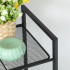 SONGMICS Raft metalic cu 3 niveluri, polite ajustabile, pentru baie sau bucatarie, stil industrial, 38x30x72 cm, negru [6]