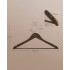 SONGMICS Set 20 umerase pentru organizarea hainelor in dressing, din lemn masiv de artar, bara antiderapanta pentru pantaloni, carlige rotative 360°, [2]
