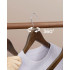 SONGMICS Set 20 umerase pentru organizarea hainelor in dressing, din lemn masiv de artar, bara antiderapanta pentru pantaloni, carlige rotative 360°, [4]
