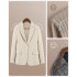 SONGMICS Set 20 umerase pentru organizarea hainelor in dressing, din lemn masiv de artar, bara antiderapanta pentru pantaloni, carlige rotative 360°, [5]