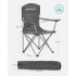 SONGMICS Set 2 scaune pliabile camping cu suport bauturi, husa transport, 150 kg, 54x86x97 cm, gri [2]