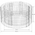 SONGMICS Cos de gabioane rotund pentru pietre, otel galvanizat, 90x90x40cm, argintiu [2]