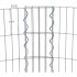 SONGMICS Cos de gabioane rotund pentru pietre, otel galvanizat, 90x90x80cm, argintiu [4]