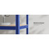 SONGMICS Raft de depozitare metalic, cu rafturi din MDF, 5 polite, max. 875 kg, 180x90x40cm, albastru [10]