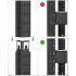 SONGMICS Set 2 rafturi metalice cu 4 polite MDF reglabile, 80x40x160 cm, negru [3]