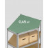 SONGMICS Raft de colt metalic cu 5 polite, pentru garaj sau depozitare, 70x70x180 cm, maxim 875 kg, argintiu [7]