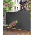 SONGMICS Paravan lateral pentru intimitate, extensibil, sistem fixare inclus, 160x350cm, gri [3]