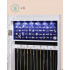 SONGMICS Dulap de bijuterii cu oglinda, montare pe perete, lumini LED, 37x10x120cm, alb [4]