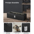 SONGMICS Cutie pentru depozitare 6 ceasuri, capac transparent din sticla, interior captusit cu catifea si perne detasabile pentru protectie, exterior [6]