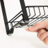 SONGMICS Raft organizator pentru bucatarie cu 2 niveluri pentru condimente si accesorii, structura metalica rezistenta din otel, utilizare multifuncti [7]