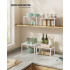 SONGMICS Set 2 rafturi organizatoare pentru bucatarie, suporturi pentru condimente, recipiente si accesorii, configurare flexibila suprapuse, separate [2]