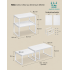 SONGMICS Set 2 rafturi organizatoare pentru bucatarie, suporturi pentru condimente, recipiente si accesorii, configurare flexibila suprapuse, separate [5]