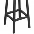 VASAGLE Set 2 scaune bar inalte, sezut rotund, cadru din otel, inaltime 65 cm, stil industrial, maro rustic si negru [10]