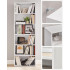 VASAGLE Biblioteca 6 rafturi, in stil scandinav, rafturi ajustabile, PAL, 60x24x179 cm, alb [7]