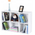 VASAGLE Biblioteca cu 6 compartimente, raft depozitare tip cub, 66x30x98 cm, alb [3]