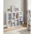 VASAGLE Biblioteca, raft cu 5 unitati de depozitare, pentru living, din lemn, 50x24x80cm, alb [4]