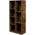 VASAGLE Biblioteca cu 7 compartimente deschise, MDF, 50x24x106cm, maro rustic [3]