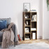 VASAGLE Biblioteca cu 7 compartimente deschise, MDF, 50x24x106cm, maro rustic [8]