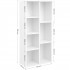 VASAGLE Biblioteca cu 7 compartimente deschise, MDF, 50x24x106cm, alb [8]