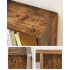 VASAGLE Biblioteca, raft cu 8 unitati de depozitare, pentru living, din lemn, 97x30x100cm, maro rustic [7]